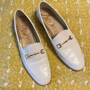 Loraine white leather